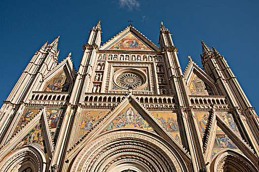意大利,翁布里亚,奥维多,大教堂,中央教堂,13世纪,哥特式,杰作,建筑,圆花窗,大幅,尺寸
