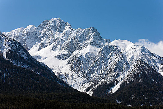 山,多,山脉,东方,阿尔卑斯山