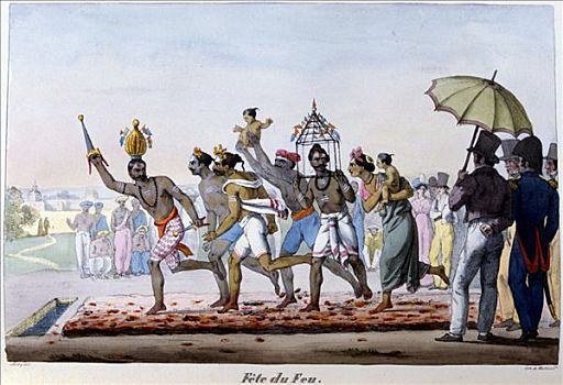 节日,印度,19世纪,艺术家