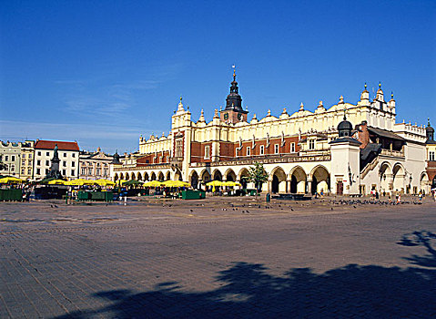 布,老城,市场,克拉科夫,波兰