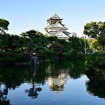 日本大阪城公园景观