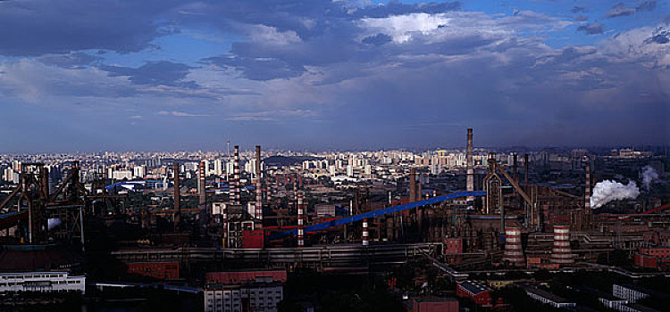 北京首钢及周边建筑