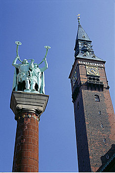 雕塑,哥本哈根,丹麦
