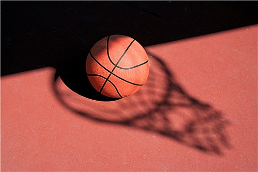 篮球,篮筐,影子