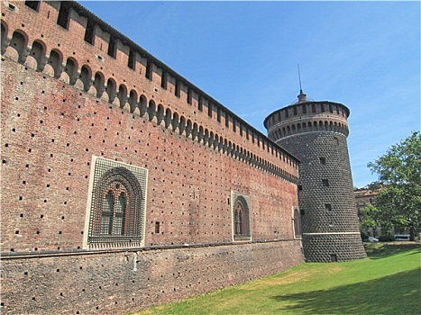 斯福尔扎城堡,米兰