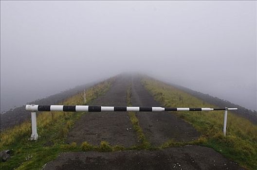 屏障,雾,荷兰