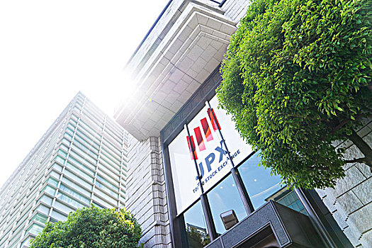現代辦公室,建筑,東京,證券交易所,陽光