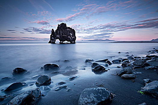 冰岛,玄武岩,漂石,特罗尔
