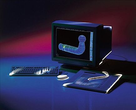 电脑,显示器,键盘,信息技术,显示屏