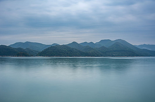 深圳盐田沙头角对岸香港新界北区岛屿