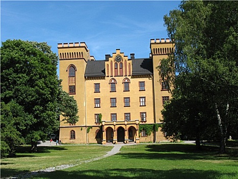 宫殿,靠近,斯德哥尔摩