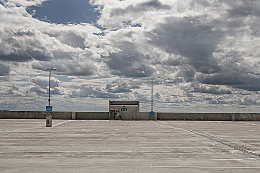 空,停车场,哈利法克斯,国际机场,新斯科舍省,加拿大