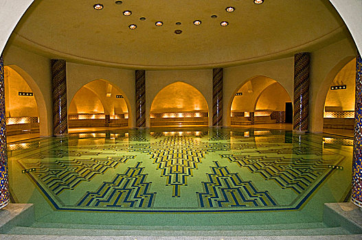 仪式,沐浴,清真寺,哈桑二世,卡萨布兰卡,摩洛哥