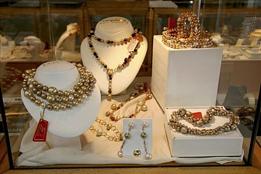 饰品,珍珠,销售,人造,工厂,马略卡岛,西班牙,欧洲