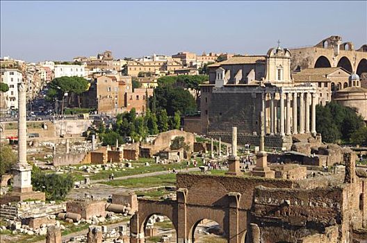 古罗马广场,柱子