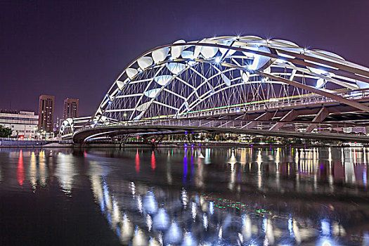 天津海河夜景