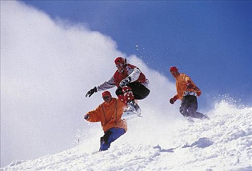 滑雪板,斜坡,粉状雪,冬季运动,欧洲