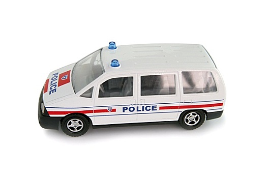 玩具,警察,货车