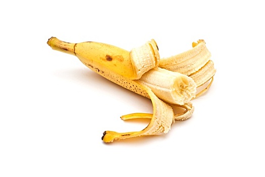 香蕉,白色背景,背景