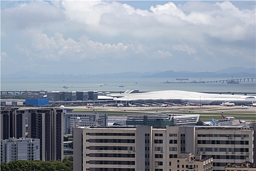 深圳机场及深中通道