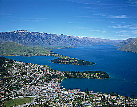湖,皇后镇,新西兰