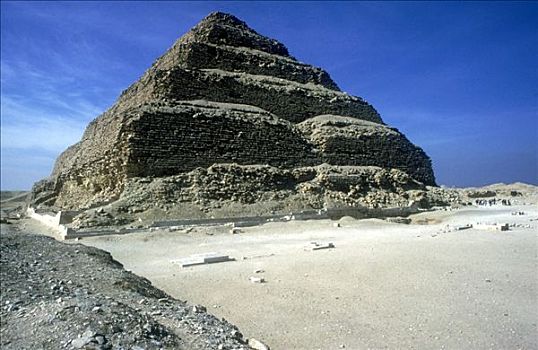 左边,金字塔,国王,塞加拉,埃及,第三,朝代,艺术家