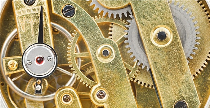 背景,黄铜,机械,钟表机械