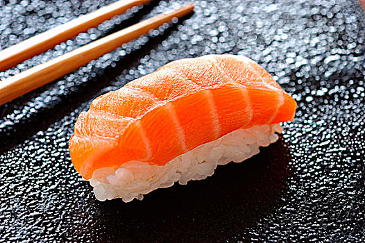 三文鱼,寿司,主题,日本料理