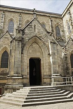 入口,教堂,圣母大教堂,纳韦尔瓦皮,圣卡洛斯-德巴里洛切,阿根廷