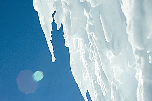 冰层,蓝天,背景
