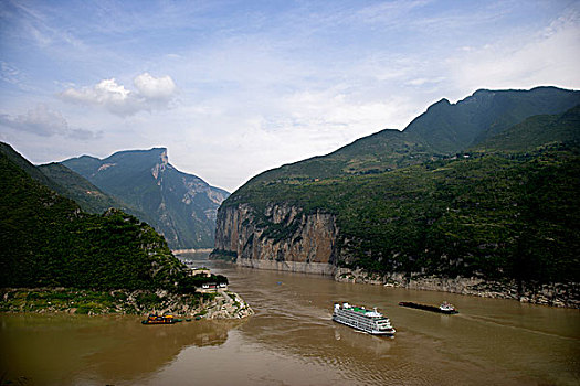 长江三峡瞿塘峡,夔门