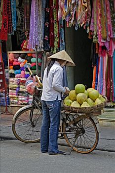 街头摊贩,河内,越南