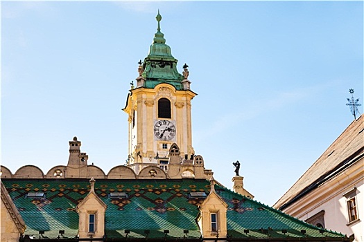 布拉迪斯拉瓦,城市,钟楼,老市政厅