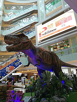 侏罗纪恐龙现场王府井apm商城