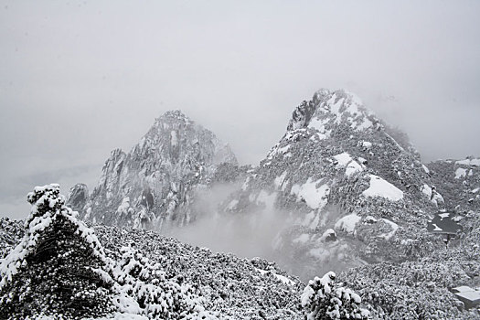 安徽黄山自然风光