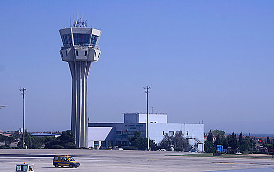 控制塔,机场,飞机场