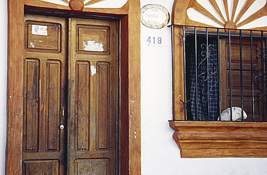 门,房子,波多黎各,墨西哥