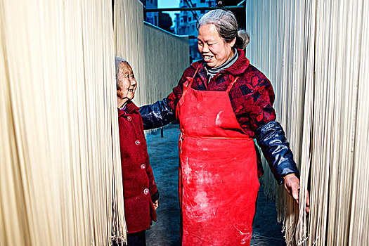 湖南,作坊,面条,生产