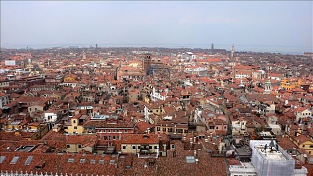 意大利,威尼斯,屋顶