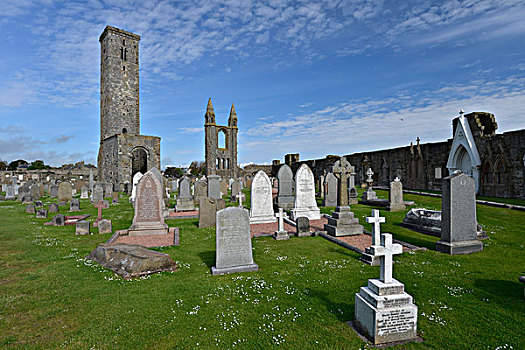 大教堂,墓地,苏格兰,英国,欧洲