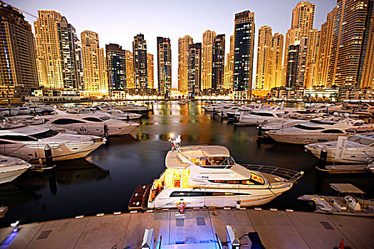 迪拜,码头,游艇俱乐部,地区,南,阿联酋,中东