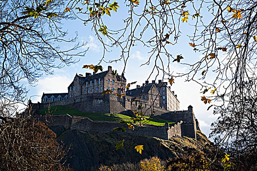 英国,苏格兰,风景,爱丁堡城堡,爱丁堡