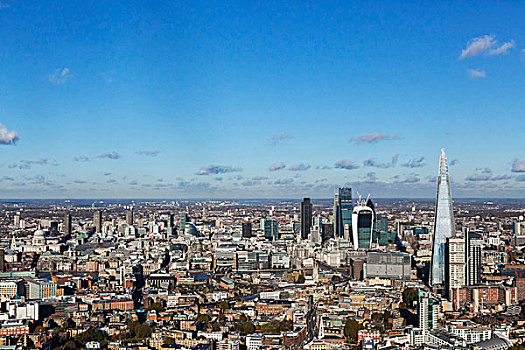 俯视,航拍,伦敦,首都,城市,摩天大楼,建筑,城市天际线