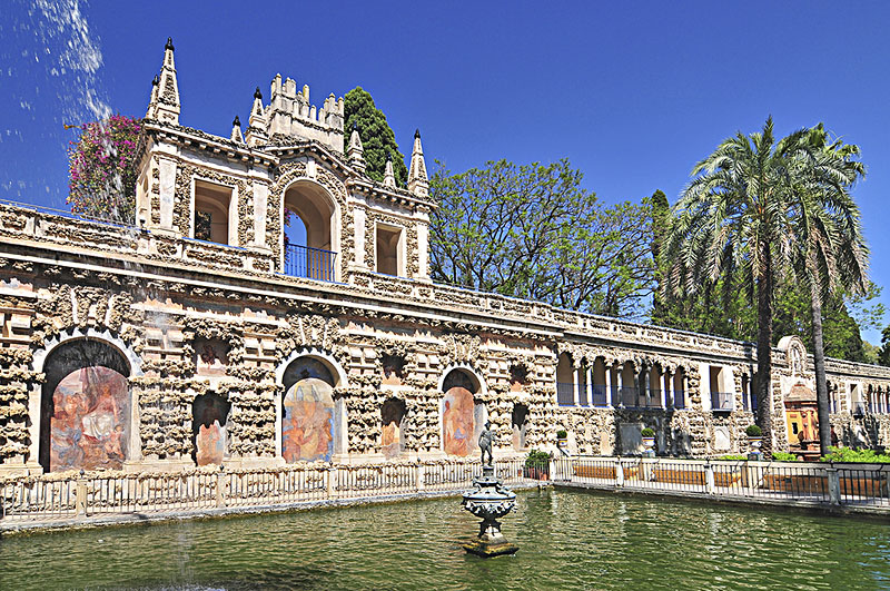 风景,皇宫,塞维利亚,西班牙