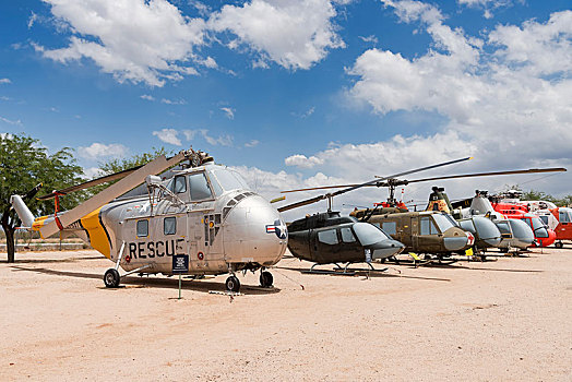 救助,直升飞机,货物,后面,航空航天博物馆,图森,亚利桑那,美国,北美