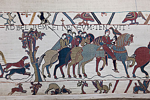 法国,诺曼底,挂毯,11世纪,特写