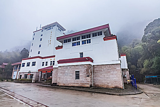 安徽省黄山市黄山风景区太平索道松谷站建筑景观