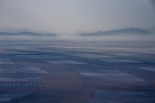 福建霞浦东壁村滩涂风景