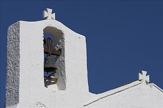 教堂,乡村,伊比沙岛,西班牙