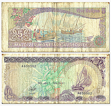 历史,货币,正面,背影,马尔代夫,金钱,权威